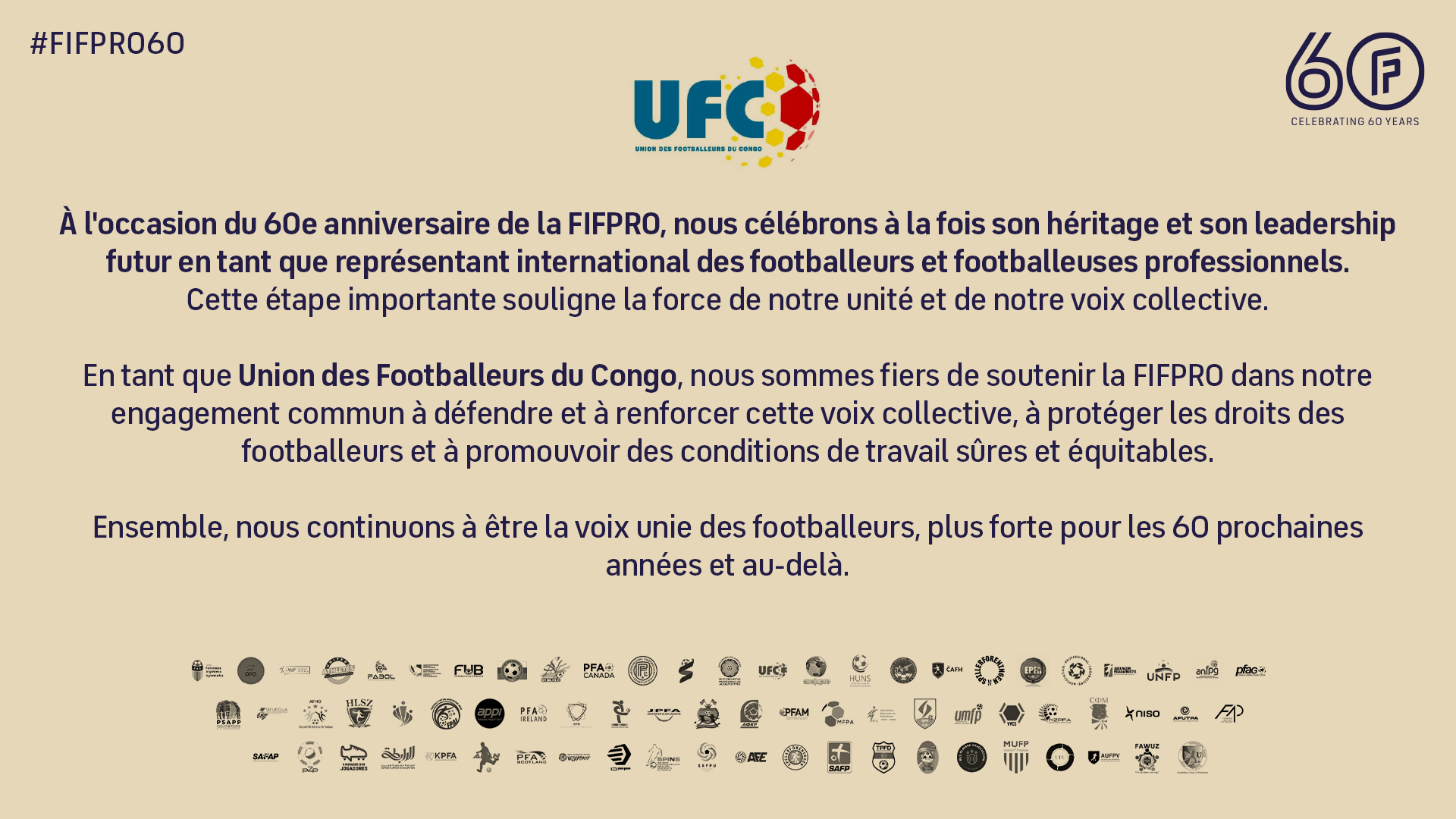 Message pour l'UFC
