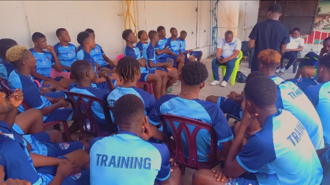 Attention soutenue des footballeurs 