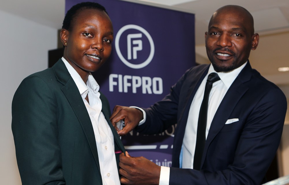 Félicité par le numéro de la FIFPRO Afrique 